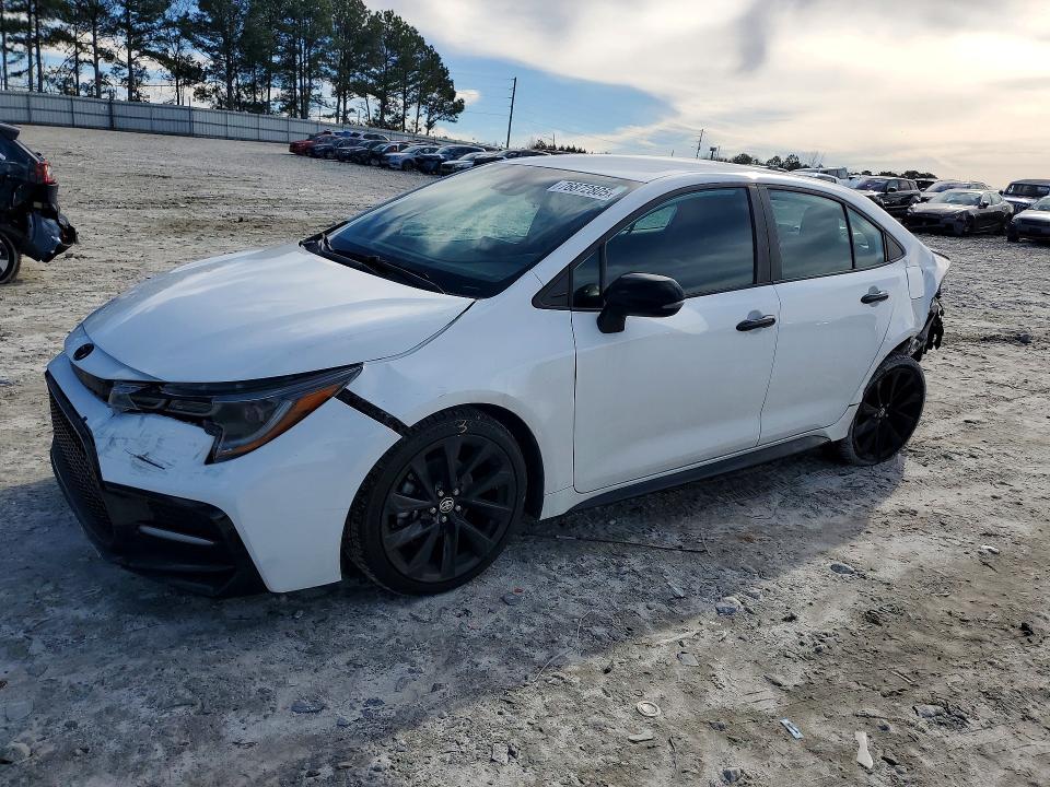 TOYOTA COROLLA 2022 with VIN 5YFS4MCE7NP099313 - Photo from auction