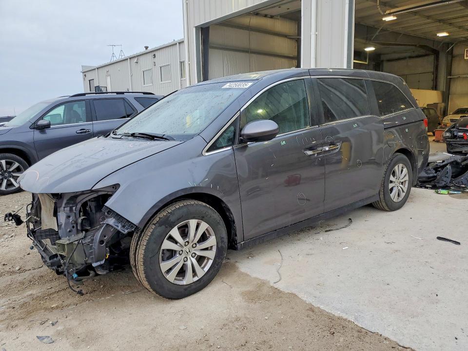 HONDA ODYSSEY EX 2016 with VIN 5FNRL5H46GB072691 - Photo from auction