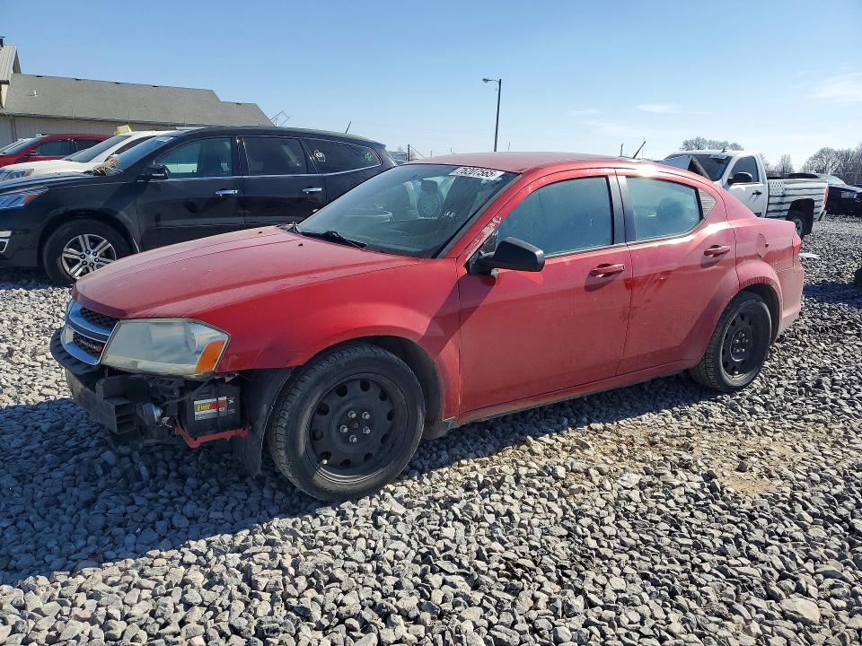 DODGE AVENGER SE 2014 with VIN 1C3CDZABXEN140447 - Photo from auction