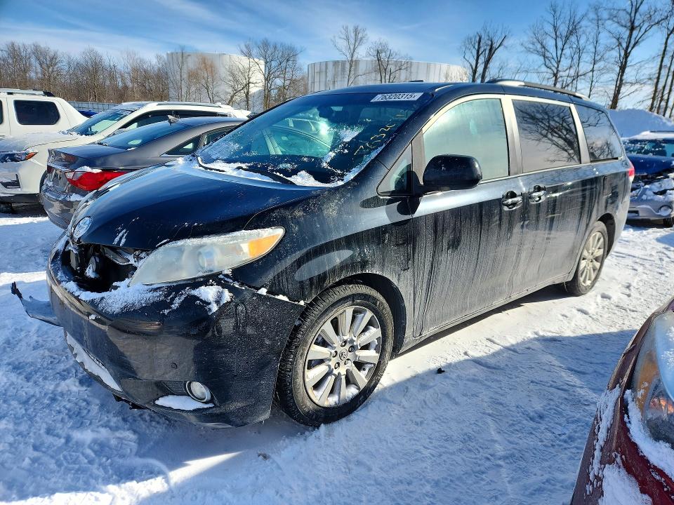 TOYOTA SIENNA XLE 2011 with VIN 5TDYK3DC6BS019848 - Photo from auction