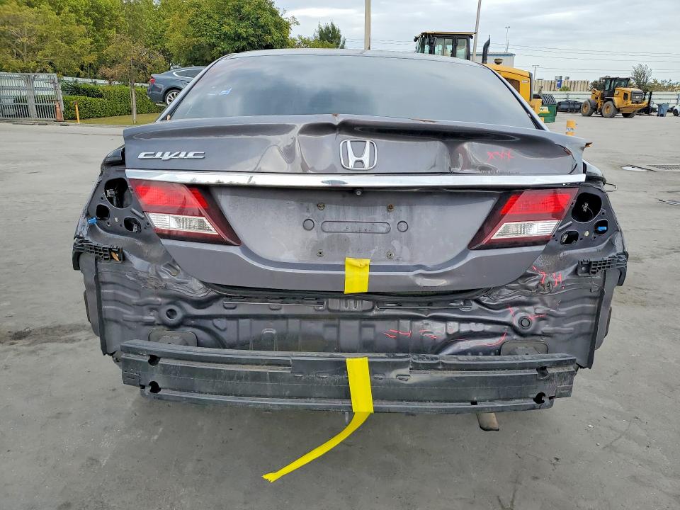Photo 6 from auction – 2015 HONDA CIVIC with VIN 19XFB2F55FE017704