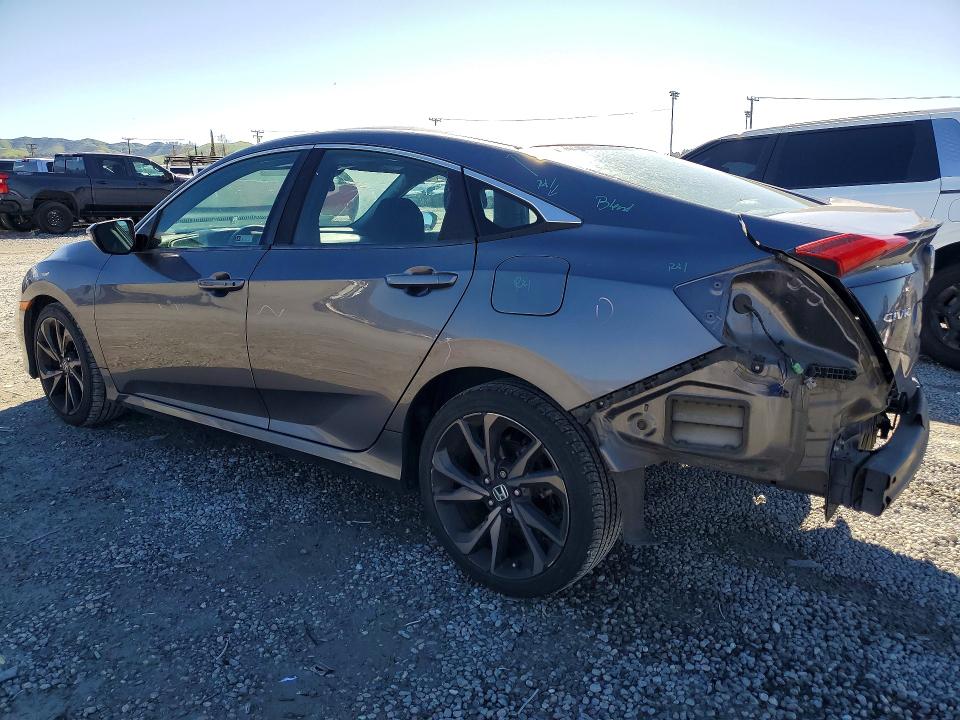Photo 2 from auction – 2019 HONDA CIVIC with VIN 19XFC2E80KE003597