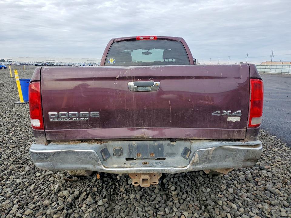Photo 6 from auction – 2004 DODGE RAM 2500 with VIN 3D7KU28C34G263467