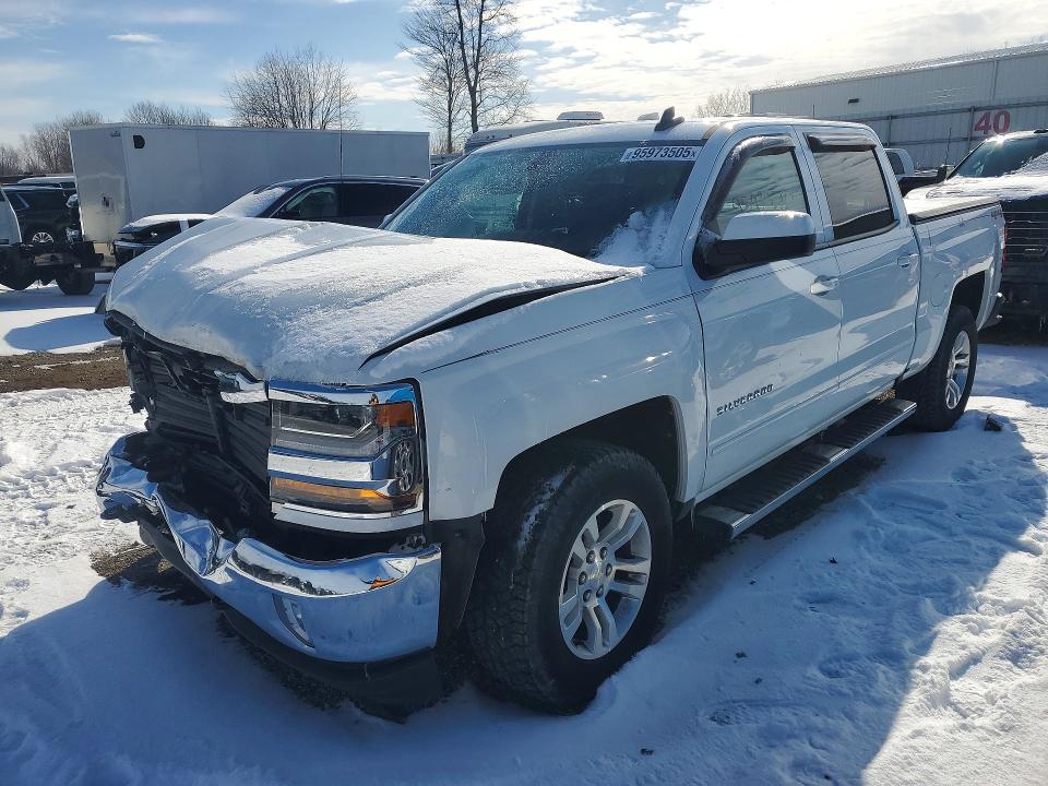 CHEVROLET SILVERADO 2018 with VIN 3GCUKREC4JG356936 - Photo from auction