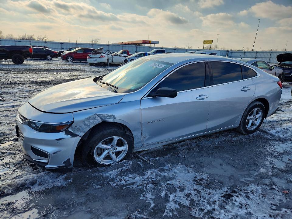 CHEVROLET MALIBU 2018 with VIN 1G1ZB5ST3JF291526 - Photo from auction