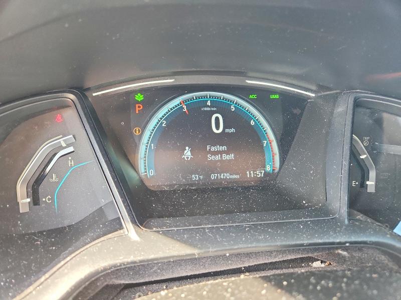 Photo 9 from auction – 2019 HONDA CIVIC LX with VIN 2HGFC2F6XKH567681