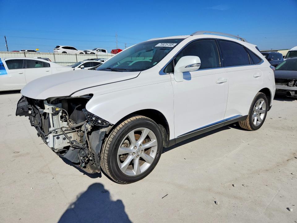 LEXUS RX 350 2010 with VIN 2T2ZK1BAXAC039825 - Photo from auction
