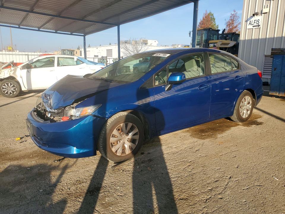 HONDA CIVIC LX 2012 with VIN 19XFB2F52CE024914 - Photo from auction
