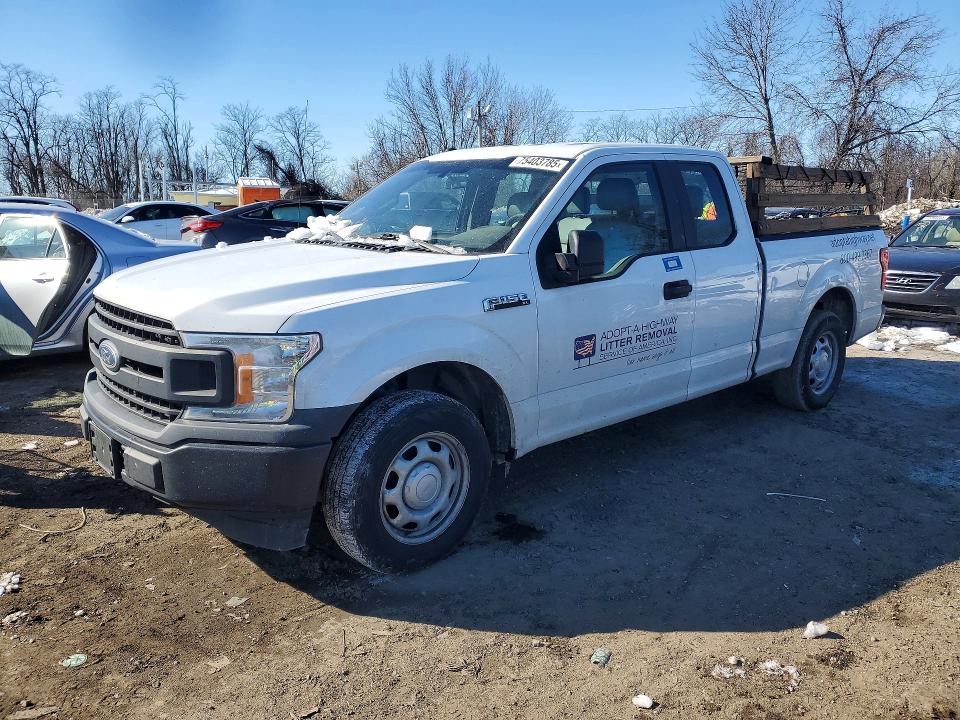 FORD F150 SUPER 2018 with VIN 1FTEX1CB4JFB52480 - Photo from auction