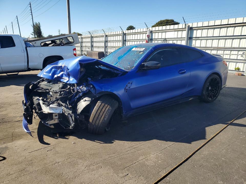 BMW M4 COMPETI 2022 with VIN WBS33AZ00NCJ57782 - Photo from auction