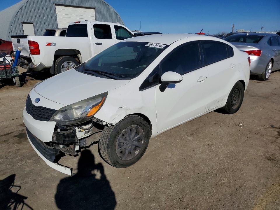 KIA RIO 2013 with VIN KNADM4A33D6274539 - Photo from auction