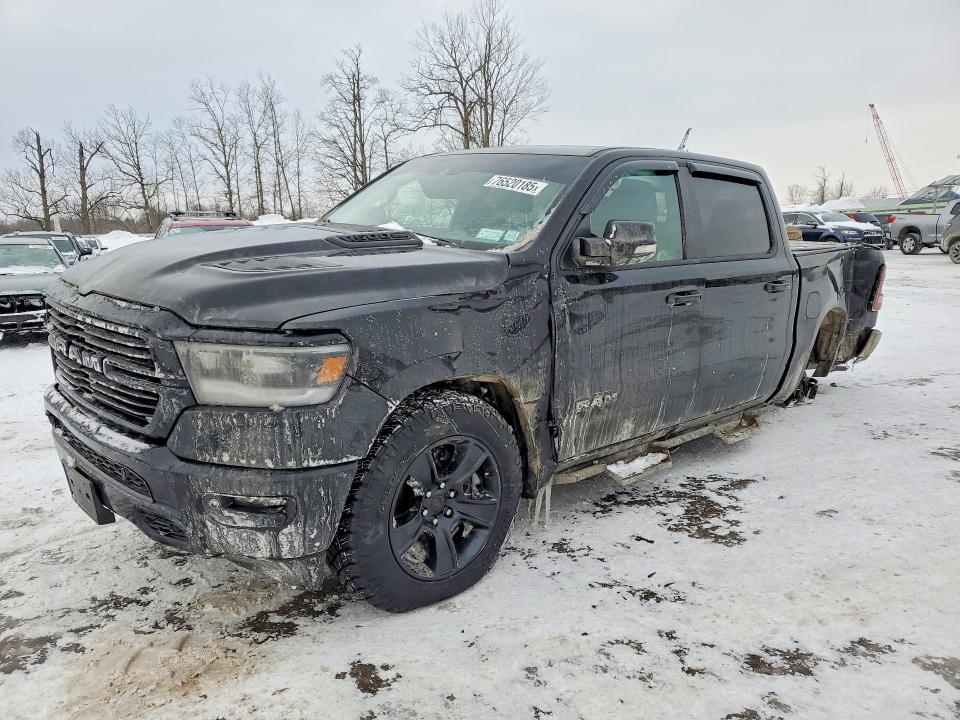 RAM 1500 2022 with VIN 1C6SRFVTXNN437722 - Photo from auction