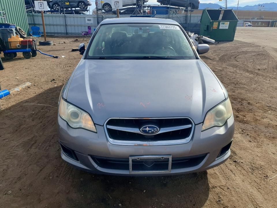 Photo 5 from auction – 2009 SUBARU LEGACY 2.5 with VIN 4S3BL616197220161