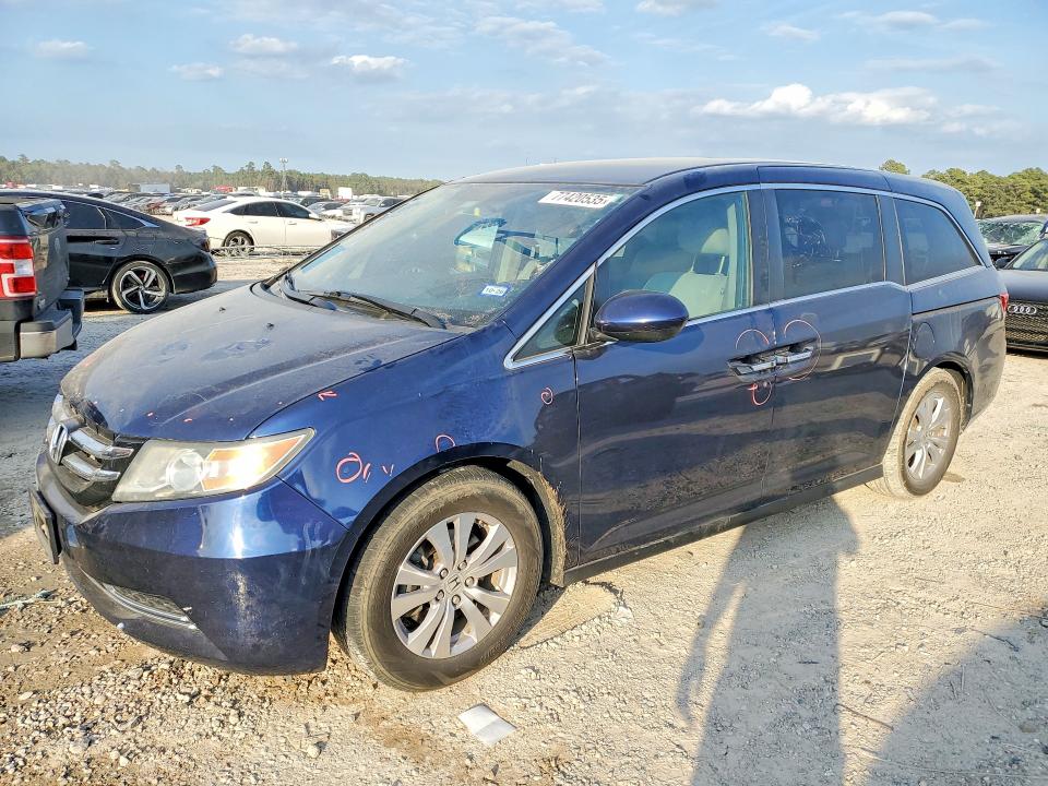 HONDA ODYSSEY 2016 with VIN 5FNRL5H3XGB091980 - Photo from auction