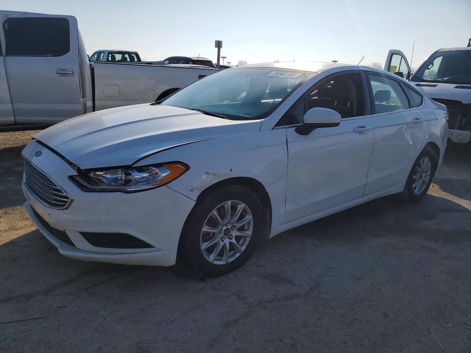 FORD FUSION S 2018 with VIN 3FA6P0G77JR146475 - Photo from auction
