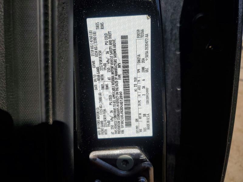 Photo 14 from auction – 2013 FORD ESCAPE TIT with VIN 1FMCU0J92DUB12890
