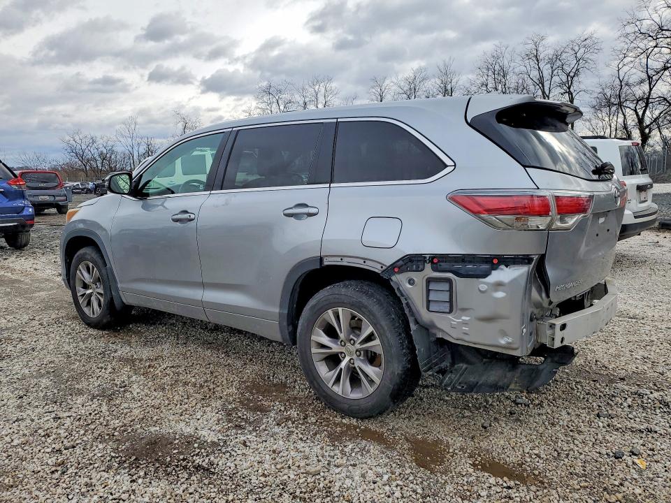 Photo 2 from auction – 2015 TOYOTA HIGHLANDER with VIN 5TDBKRFH8FS140534