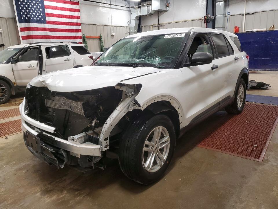 FORD EXPLORER 2021 with VIN 1FMSK8BH6MGA24770 - Photo from auction