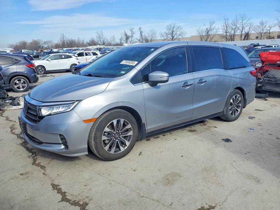 HONDA ODYSSEY 2022 with VIN 5FNRL6H77NB063477 - Photo from auction