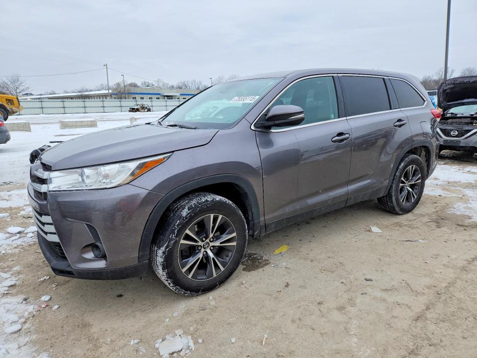 Photo 1 from auction – 2019 TOYOTA HIGHLANDER with VIN 5TDZARFH0KS053335