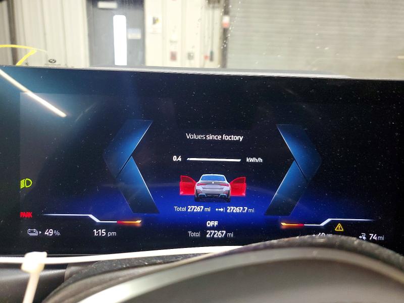Photo 9 from auction – 2024 BMW I4 with VIN WBY83FB0XRFS75085