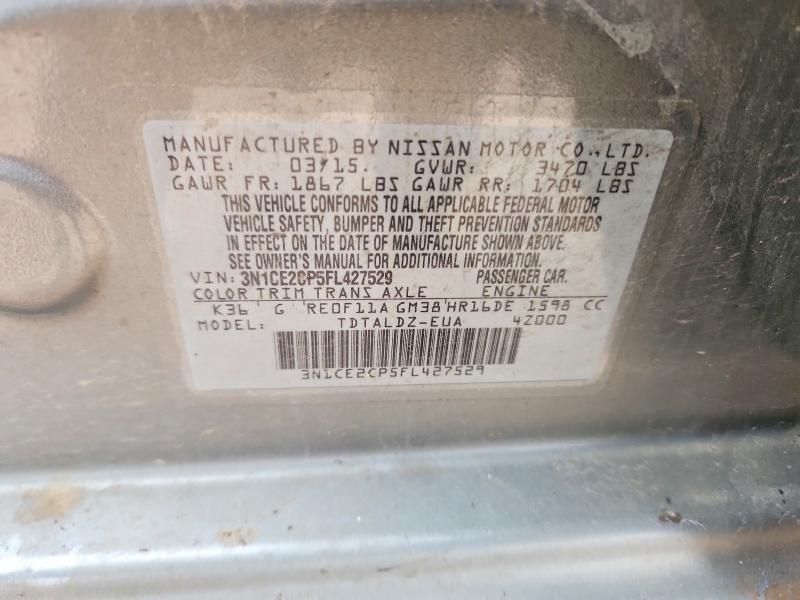 Photo 14 from auction – 2015 NISSAN VERSA NOTE with VIN 3N1CE2CP5FL427529