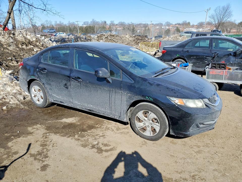 Photo 4 from auction – 2013 HONDA CIVIC LX with VIN 19XFB2F56DE209288
