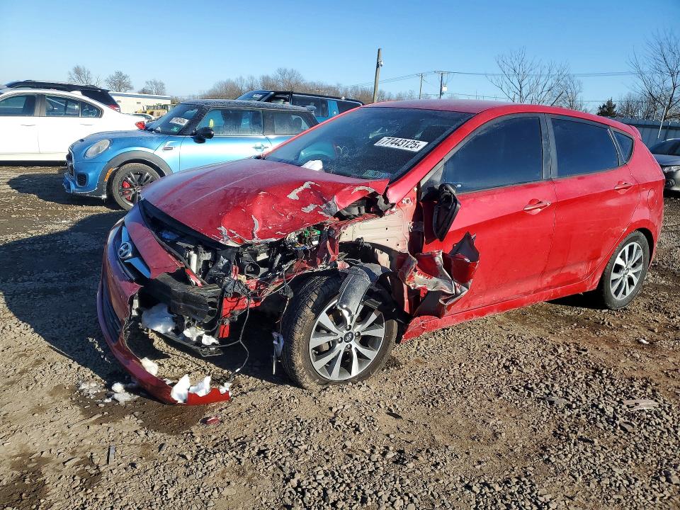 HYUNDAI ACCENT 2016 with VIN KMHCU5AE3GU237475 - Photo from auction