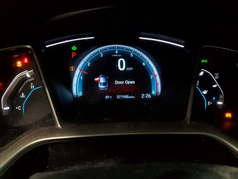 Photo 9 from auction – 2017 HONDA CIVIC with VIN 19XFC2F71HE080381