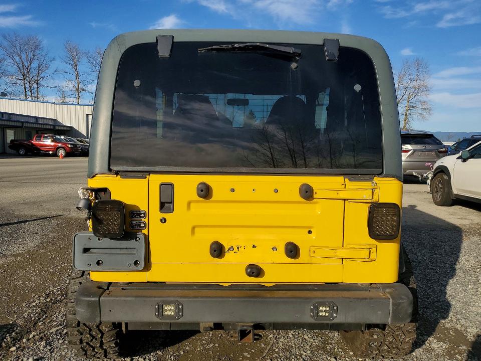 Photo 6 from auction – 2000 JEEP WRANGLER / with VIN 1J4FA49SXYP746469