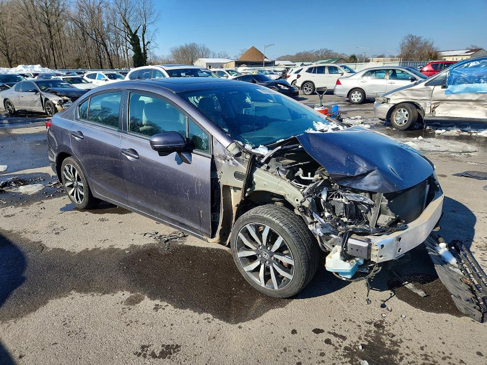 Photo 4 from auction – 2015 HONDA CIVIC EXL with VIN 19XFB2F90FE225475