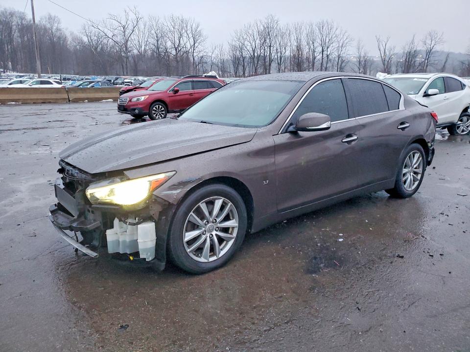 INFINITY Q50 2014 with VIN JN1BV7AR2EM706602 - Photo from auction