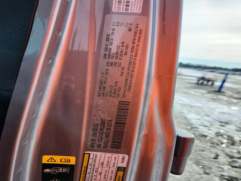 Photo 14 from auction – 2021 JEEP GLADIATOR with VIN 1C6JJTAG7ML536017