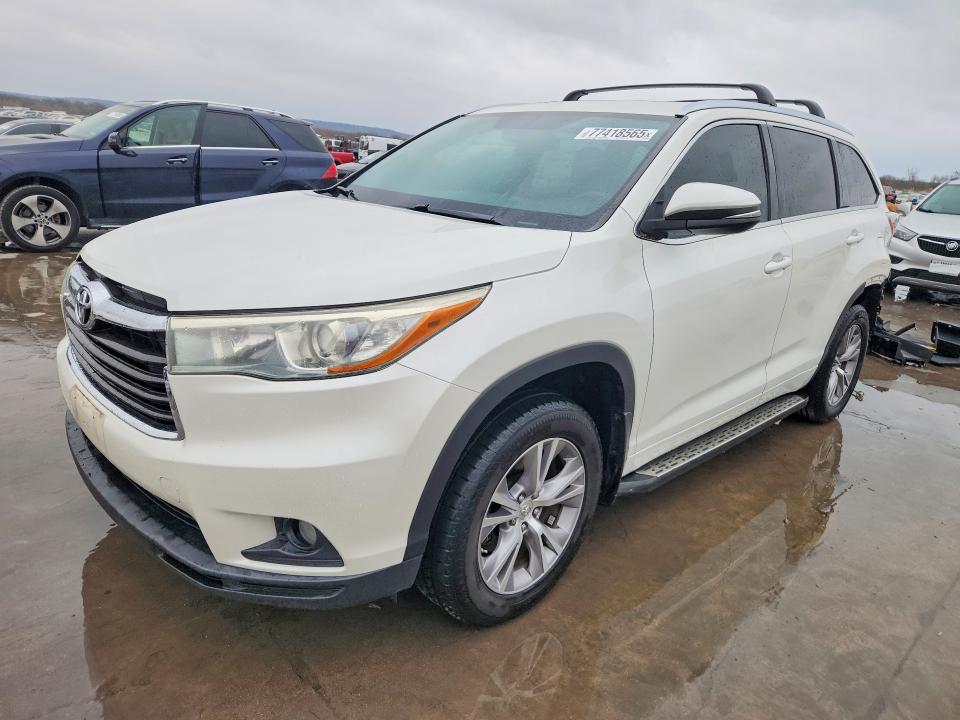TOYOTA HIGHLANDER 2015 с VIN 5TDKKRFH3FS067573 - Фото с аукциона