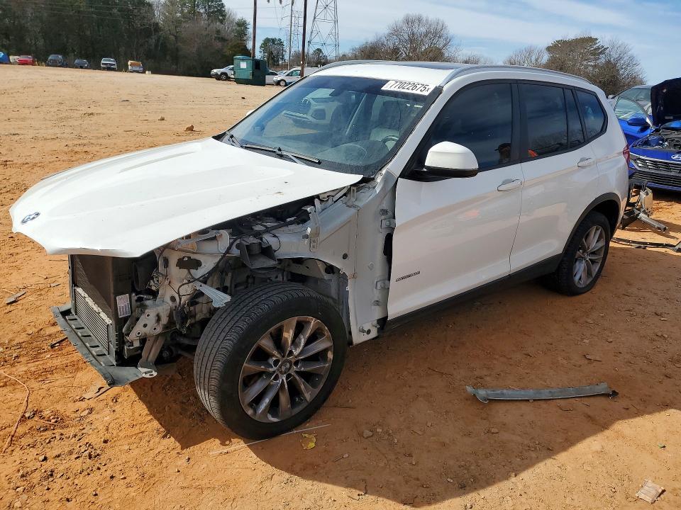 BMW X3 2017 with VIN 5UXWZ7C35H0V91662 - Photo from auction