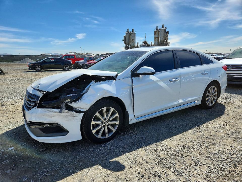 HYUNDAI SONATA 2017 with VIN 5NPE34AF5HH585101 - Photo from auction