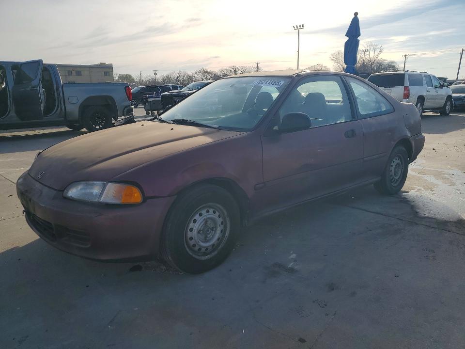 HONDA CIVIC 1993 with VIN 2HGEJ2246PH506616 - Photo from auction