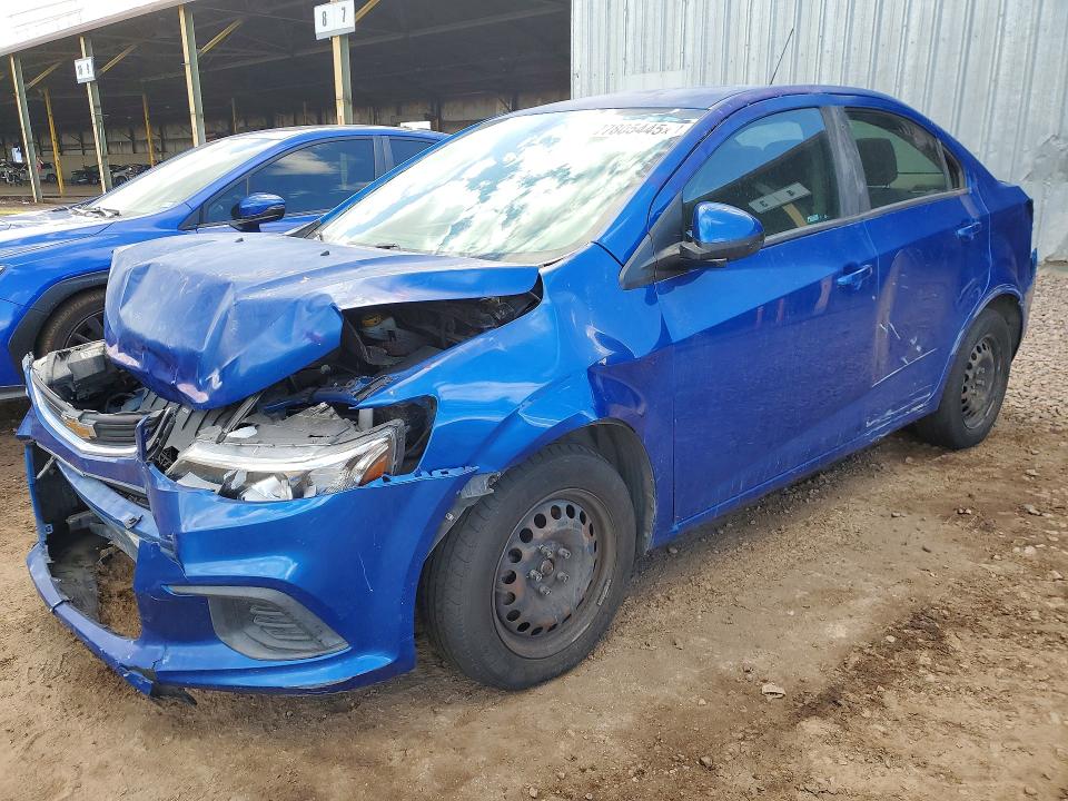 CHEVROLET SONIC 2017 with VIN 1G1JB5SH4H4126647 - Photo from auction