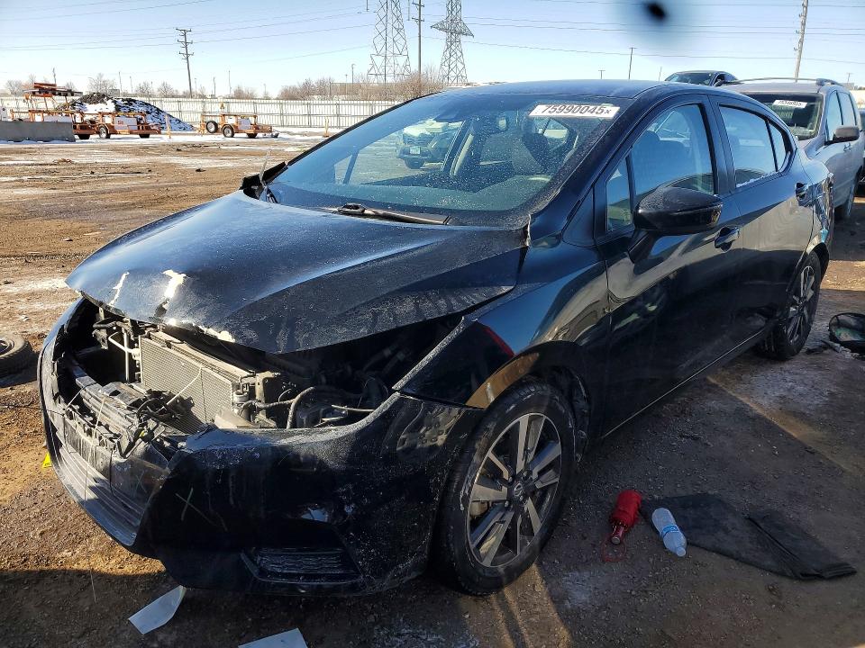 NISSAN VERSA SV 2021 with VIN 3N1CN8EV3ML887963 - Photo from auction