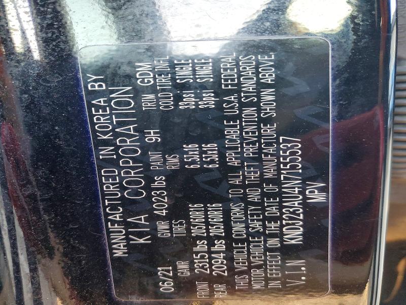 Photo 14 from auction – 2022 KIA SOUL with VIN KNDJ23AU4N7155537