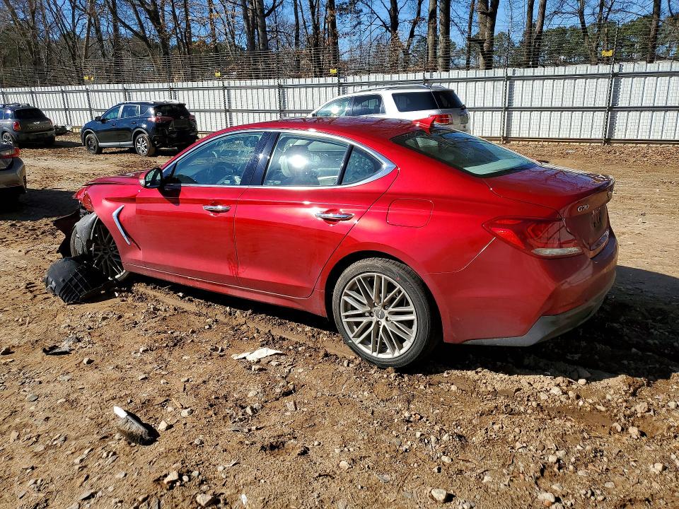 Photo 2 from auction – 2020 GENESIS G70 with VIN KMTG64LA7LU056637