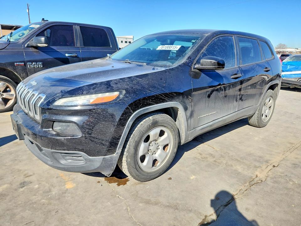 Photo 1 from auction – 2015 JEEP CHEROKEE S with VIN 1C4PJLAB5FW517281