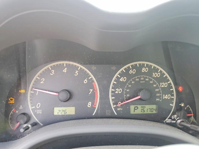Photo 9 from auction – 2009 TOYOTA COROLLA BA with VIN JTDBL40E699066659