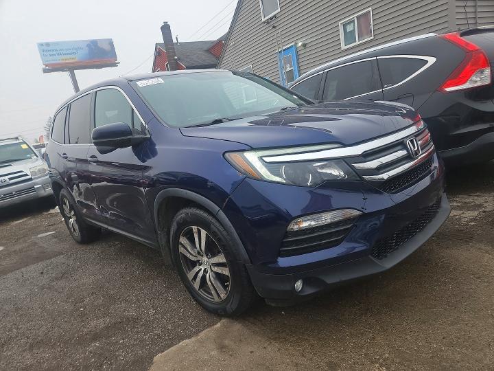 HONDA PILOT 2016 with VIN 5FNYF6H58GB057465 - Photo from auction