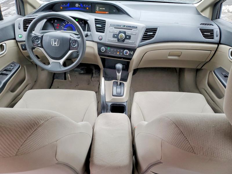 Photo 8 from auction – 2012 HONDA CIVIC LX with VIN 19XFB2F54CE361391
