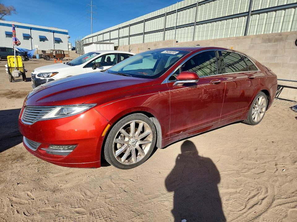 LINCOLN MKZ 2014 with VIN 3LN6L2GK6ER800874 - Photo from auction