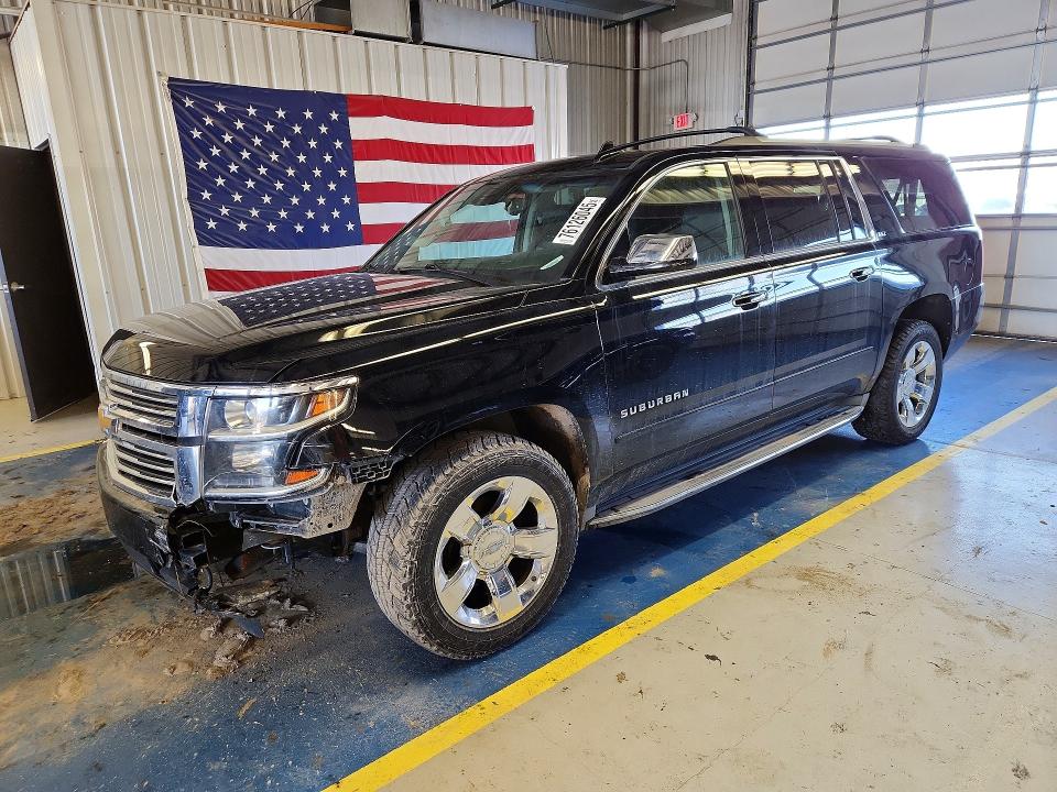CHEVROLET SUBURBAN 2015 with VIN 1GNSKKKC3FR537477 - Photo from auction
