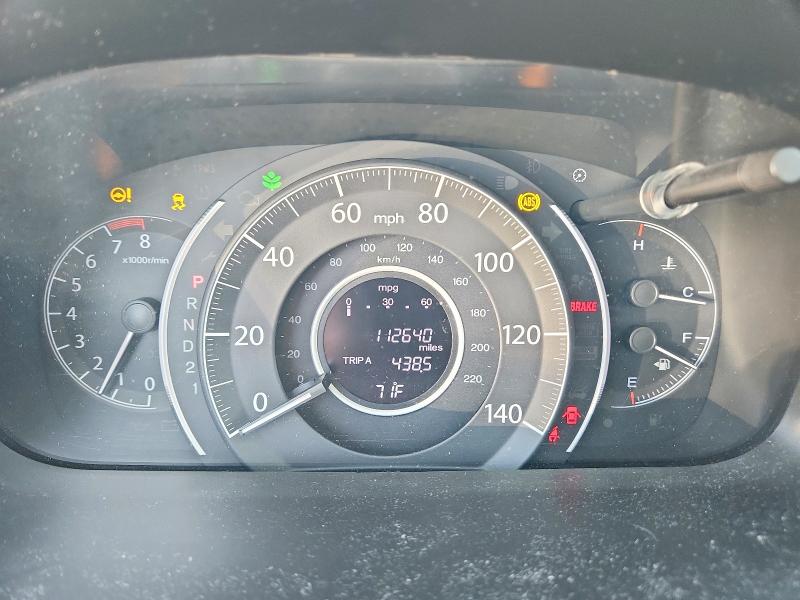 Photo 9 from auction – 2012 HONDA CR-V with VIN 5J6RM3H5XCL046297
