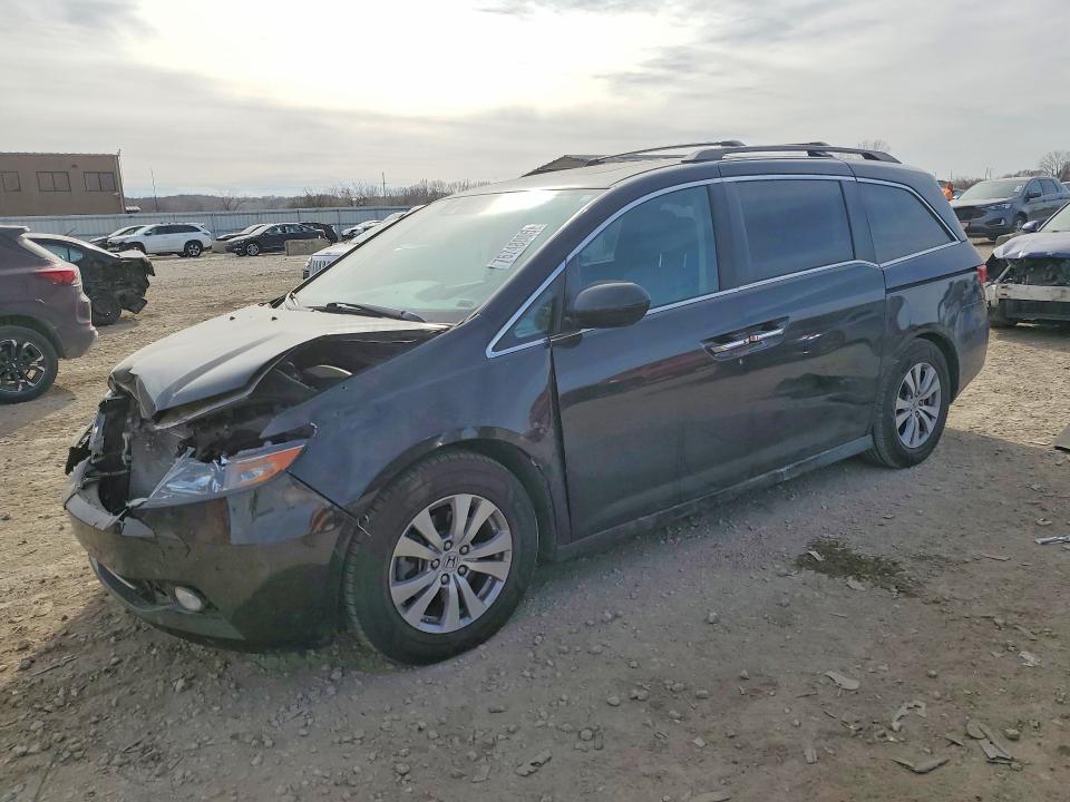 HONDA ODYSSEY 2015 with VIN 5FNRL5H64FB064556 - Photo from auction
