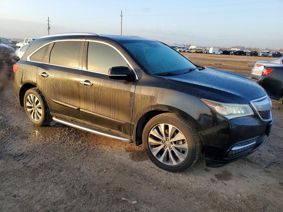 Photo 4 from auction – 2014 ACURA MDX TECHNO with VIN 5FRYD3H40EB007215